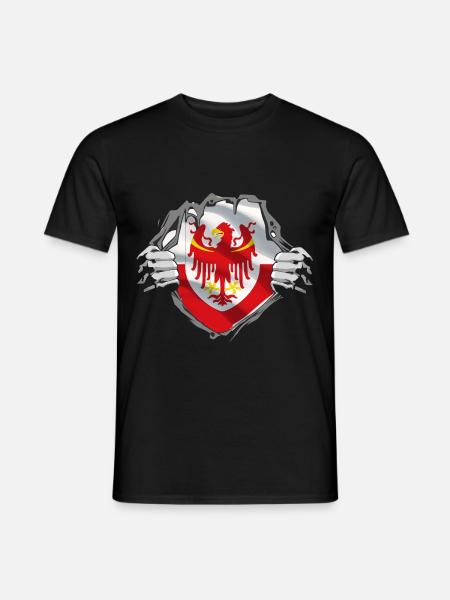 Real South Tyrol & Tyrol Patriots & Holidaymakers - T-shirt męski - czarny