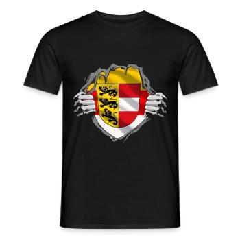 Véritables T klagenfurt & Carinthie Patriotes & Vacanciers - T-shirt homme - noir - Devant - AI Model Male 178 light (178cm)
