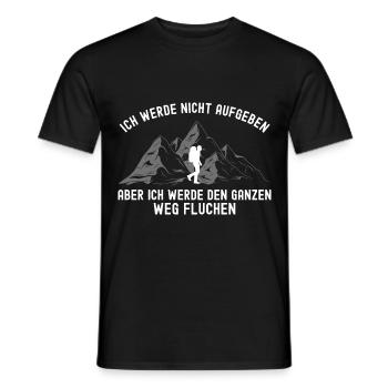 Wandern Geschenk Für Wanderer Berge Trekking - Männer T-Shirt - Schwarz - Vorne - AI Model Male 178 light (178cm)