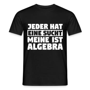 Mathematik Mathe Rechnen Algebra - Männer T-Shirt - Schwarz - Vorne - AI Model Male 178 light (178cm)