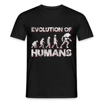Monster Figure Cute - Men's T-Shirt - black - Front - AI Model Male 178 light (178cm)