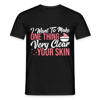 Dermatology, Nails, Facial Doctor, Dermatologist - Men's T-Shirt - black - Front - AI Model Male 178 light (178cm)