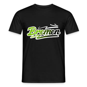 Brême - T-shirt homme - noir - Devant - AI Model Male 178 light (178cm)