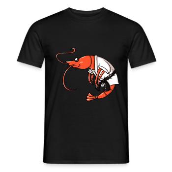 Shrimp Jitsu Arts martiaux mixtes - T-shirt homme - noir - Devant - AI Model Male 178 light (178cm)
