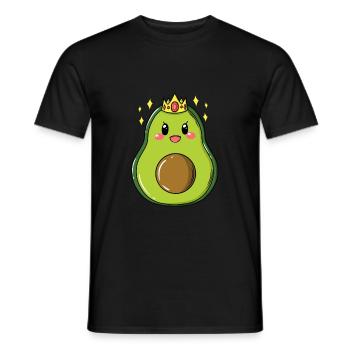 Reine d'avocat Guacamole Guac Vegan - T-shirt homme - noir - Devant - AI Model Male 178 light (178cm)