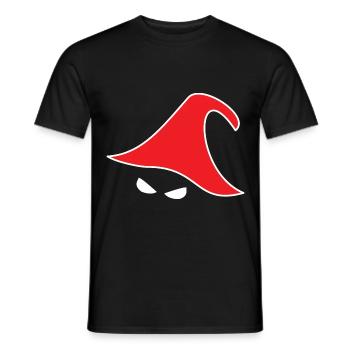 Wizard Design, un must have pour le fan de magicien - T-shirt homme - noir - Devant - AI Model Male 178 light (178cm)