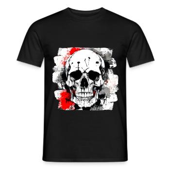 Heavy Metal Tattoo Biker Club - Männer T-Shirt - Schwarz - Vorne - AI Model Male 178 light (178cm)
