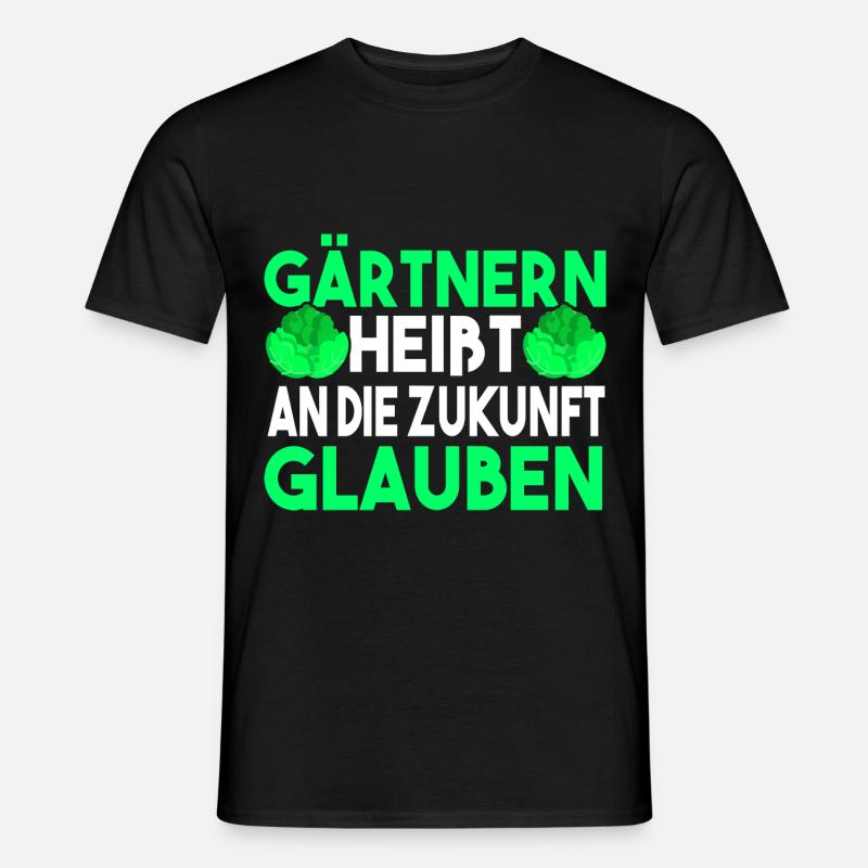 Garten Gärtner Gartenarbeit Geschenk - Männer T-Shirt - Schwarz