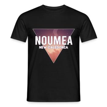 Neukaledonien Hauptstadt Landschaft - Männer T-Shirt - Schwarz - Vorne - AI Model Male 178 light (178cm)