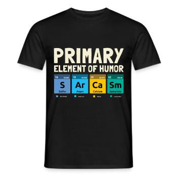 Chemiker chemisch Humor Chemie Lustige Sprüche - Männer T-Shirt - Schwarz - Vorne - AI Model Male 178 light (178cm)