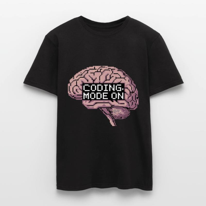 Coding Mode On 12 Männer T-Shirt