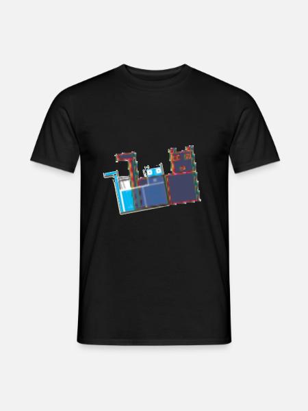 CAT SEVEN - Men's T-Shirt - black