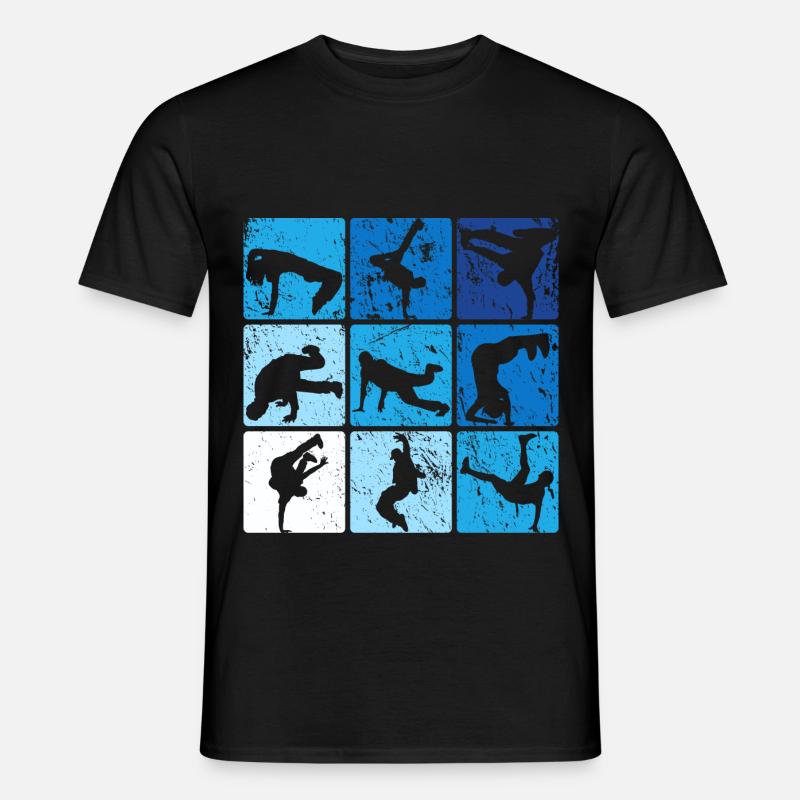 Breakdance - Männer T-Shirt - Schwarz