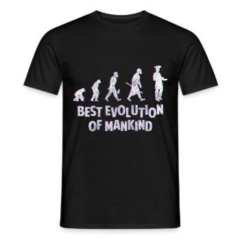 Pâte à gâteau cuire - T-shirt homme - noir - Devant - AI Model Male 178 light (178cm)