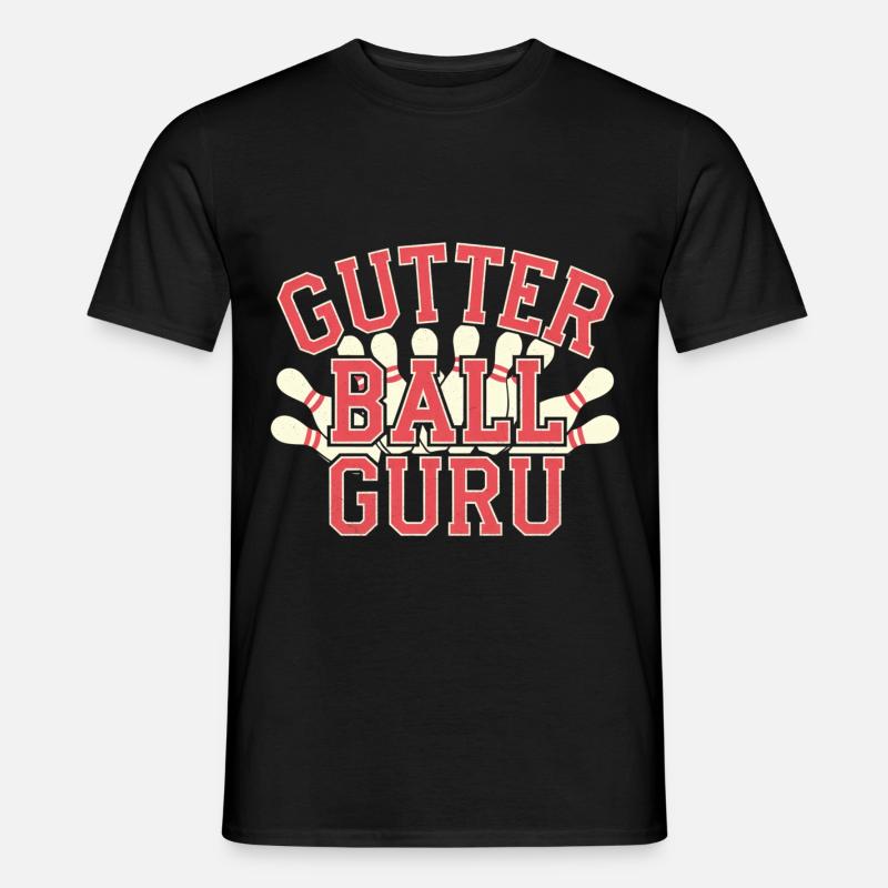 Gutter Ball Guru 14 - Männer T-Shirt - Schwarz
