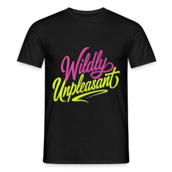 Wildly Unpleasant 8 - Männer T-Shirt - Schwarz - Vorne - AI Model Male 178 light (178cm)