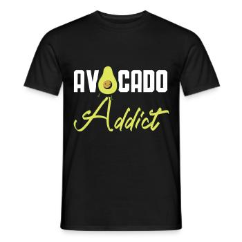 Avocado-Süchtiger Avocado-Liebhaber Guac Guacamole - Männer T-Shirt - Schwarz - Vorne - AI Model Male 178 light (178cm)