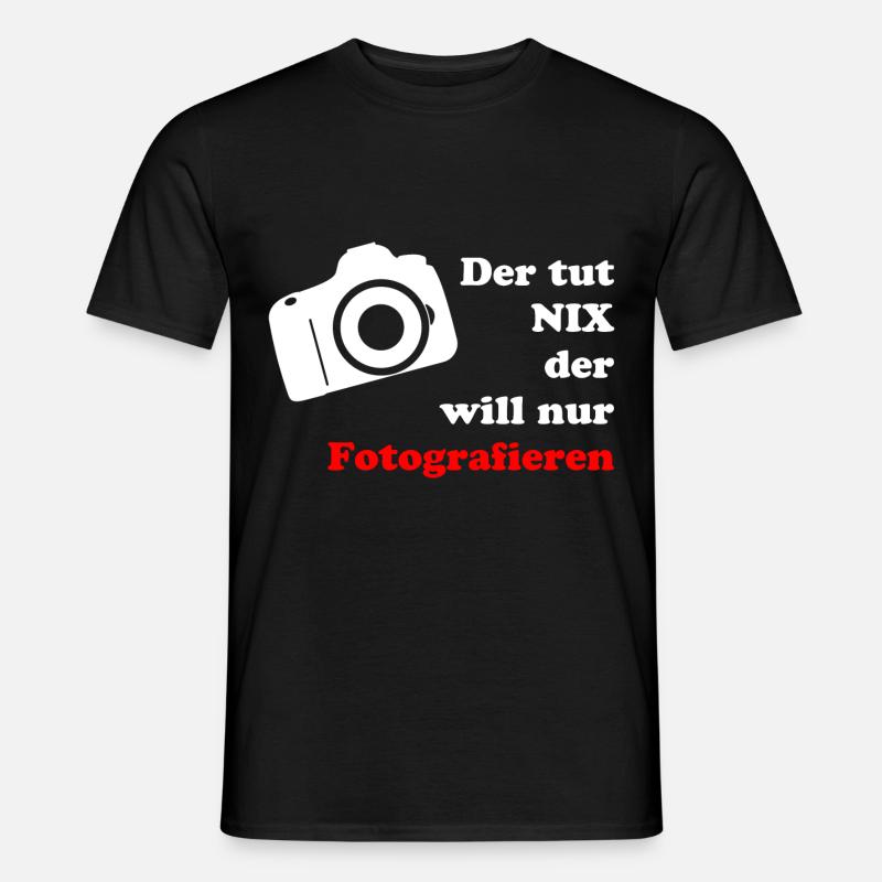 der tut nix - Männer T-Shirt - Schwarz