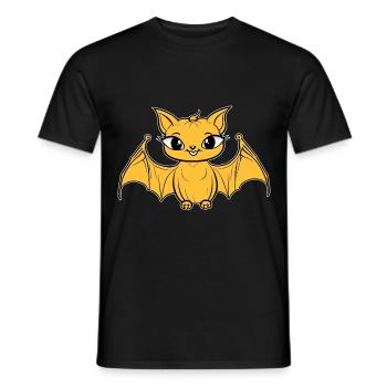 Halloween Bat Bats Kids Child - Men's T-Shirt - black - Front - AI Model Male 178 light (178cm)