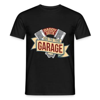 Cadeau de fête des pères pour papa pour la fête des hommes - T-shirt homme - noir - Devant - AI Model Male 178 light (178cm)