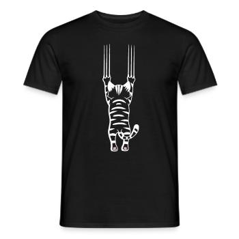 Griffes Chat Chats Kitten Animaux Animaux - T-shirt homme - noir - Devant - AI Model Male 178 light (178cm)