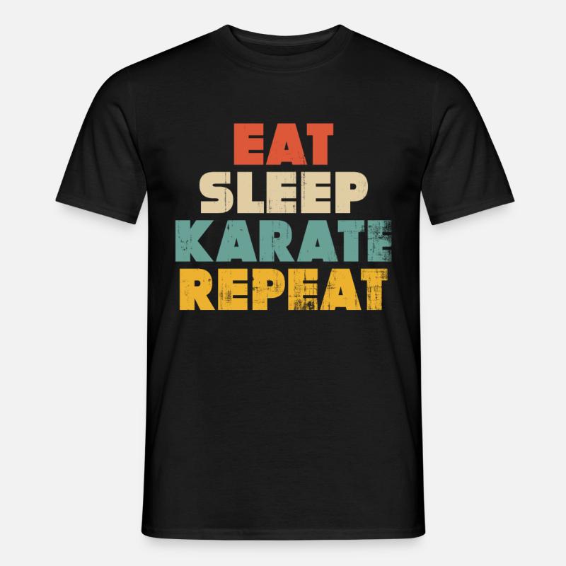 karate - Männer T-Shirt - Schwarz