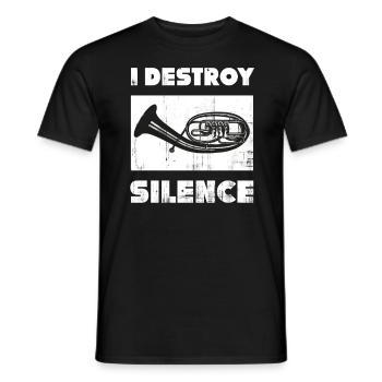 cor ténor - T-shirt homme - noir - Devant - AI Model Male 178 light (178cm)