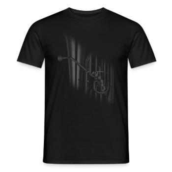 Tuba instrument - Men's T-Shirt - black - Front - AI Model Male 178 light (178cm)