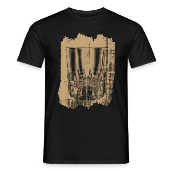 whisky - T-shirt homme - noir - Devant - AI Model Male 178 light (178cm)
