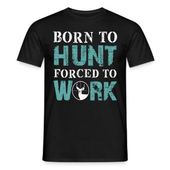 chasse - T-shirt homme - noir - Devant - AI Model Male 178 light (178cm)