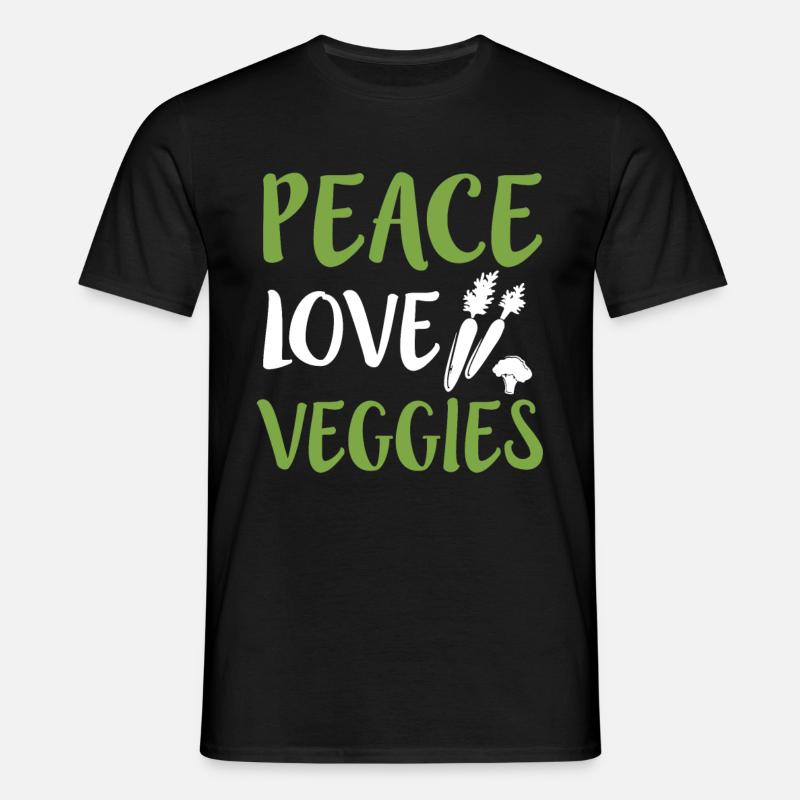 veggie - Männer T-Shirt - Schwarz