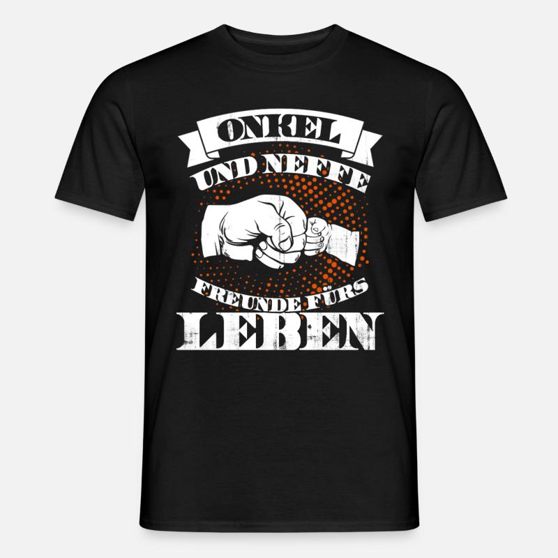 onkel und neffe - Männer T-Shirt - Schwarz