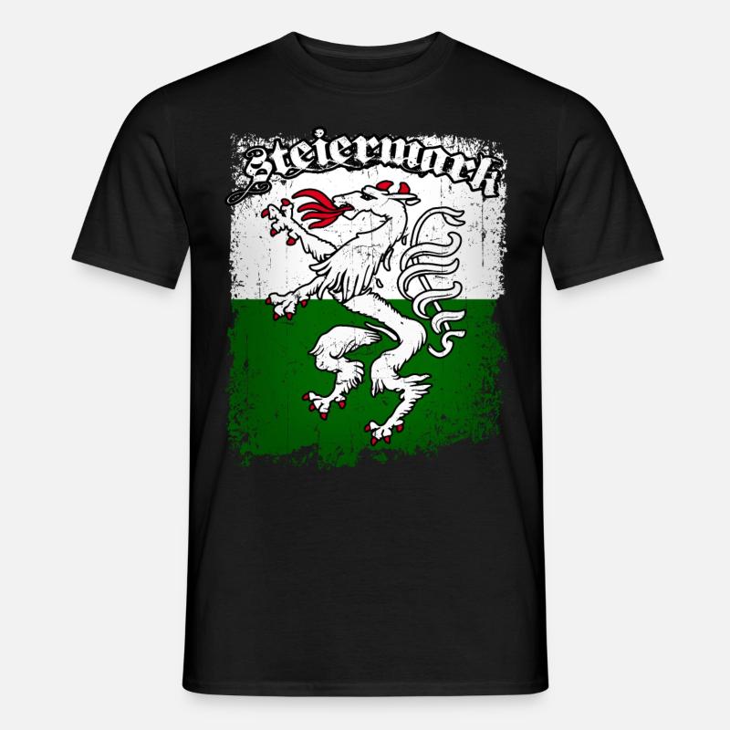 Steiermark - Männer T-Shirt - Schwarz