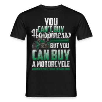 Moto Husqvarna - T-shirt homme - noir - Devant - AI Model Male 178 light (178cm)