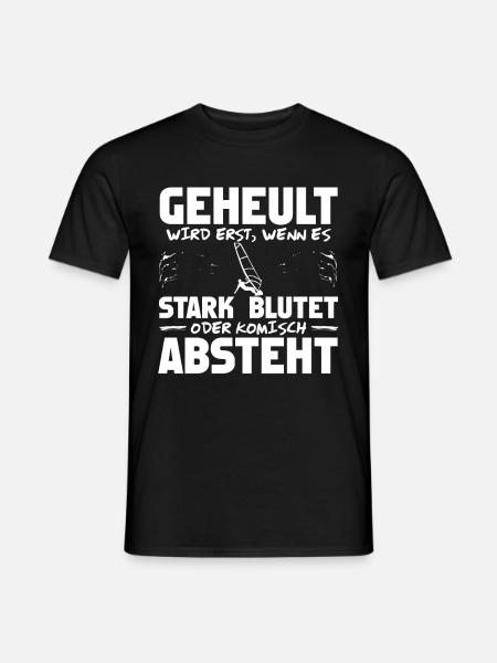 Windsurfer Windurfen Windsurfing Spruch - Männer T-Shirt - Schwarz