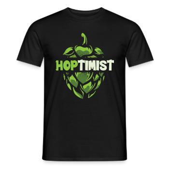 Bière Houblon Brasserie Brasserie Brasserie Bière artisanale - T-shirt homme - noir - Devant - AI Model Male 178 light (178cm)