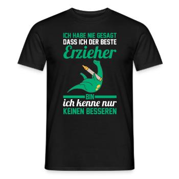 Kindergärtner Erzieher - Männer T-Shirt - Schwarz - Vorne - AI Model Male 178 light (178cm)