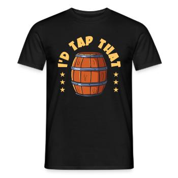 Bière Houblon Brasserie Brasserie Brasserie Bière artisanale - T-shirt homme - noir - Devant - AI Model Male 178 light (178cm)