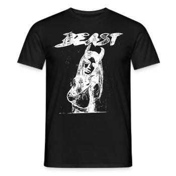 2reborn Sexy BEAST Demon girl devil 2 - Männer T-Shirt - Schwarz - Vorne - AI Model Male 178 light (178cm)