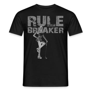 2reborn Rule Breaker Golf Girl Sport Game 3 - Männer T-Shirt - Schwarz - Vorne - AI Model Male 178 light (178cm)