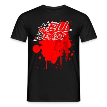 2reborn Hell Beast devil Girl sexy 2 - Männer T-Shirt - Schwarz - Vorne - AI Model Male 178 light (178cm)