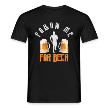 Jogger Runner Marathon Jogging Ski de fond - T-shirt homme - noir - Devant - AI Model Male 178 light (178cm)