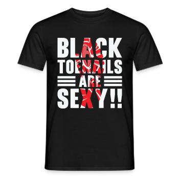 Jogger Runner Marathon Jogging Ski de fond - T-shirt homme - noir - Devant - AI Model Male 178 light (178cm)