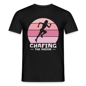 Jogger Runner Marathon Jogging Ski de fond - T-shirt homme - noir - Devant - AI Model Male 178 light (178cm)