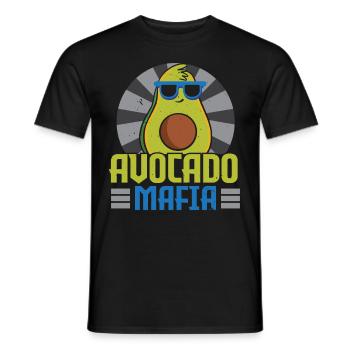 Avocado Mafia Avocado Lover Guac Guacamole Ket - Men's T-Shirt - black - Front - AI Model Male 178 light (178cm)