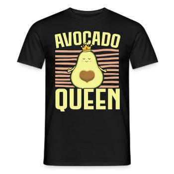 Avocado-Königin Avocado-Liebhaberin Guac Guacamole - Männer T-Shirt - Schwarz - Vorne - AI Model Male 178 light (178cm)