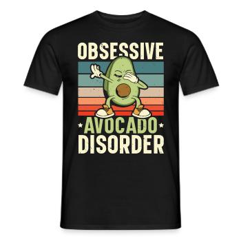 Zwanghafte Avocado-Krankheit Guac Guacamole Keto - Männer T-Shirt - Schwarz - Vorne - AI Model Male 178 light (178cm)