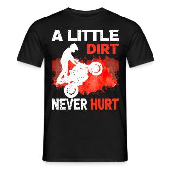 Dirt Bike Motorrad Motocross Biker - Männer T-Shirt - Schwarz - Vorne - AI Model Male 178 light (178cm)