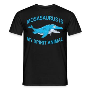 Biologiste marin Mosasaurus Time Dinosaures - T-shirt homme - noir - Devant - AI Model Male 178 light (178cm)