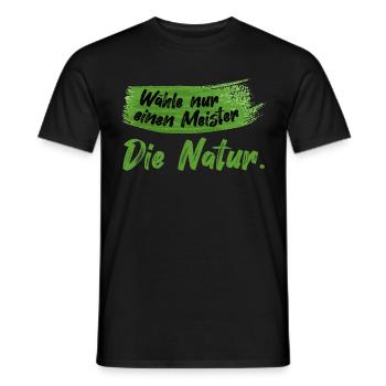 Lustiger Maler Spruch Malerei Kunstschüler Natur - Männer T-Shirt - Schwarz - Vorne - AI Model Male 178 light (178cm)